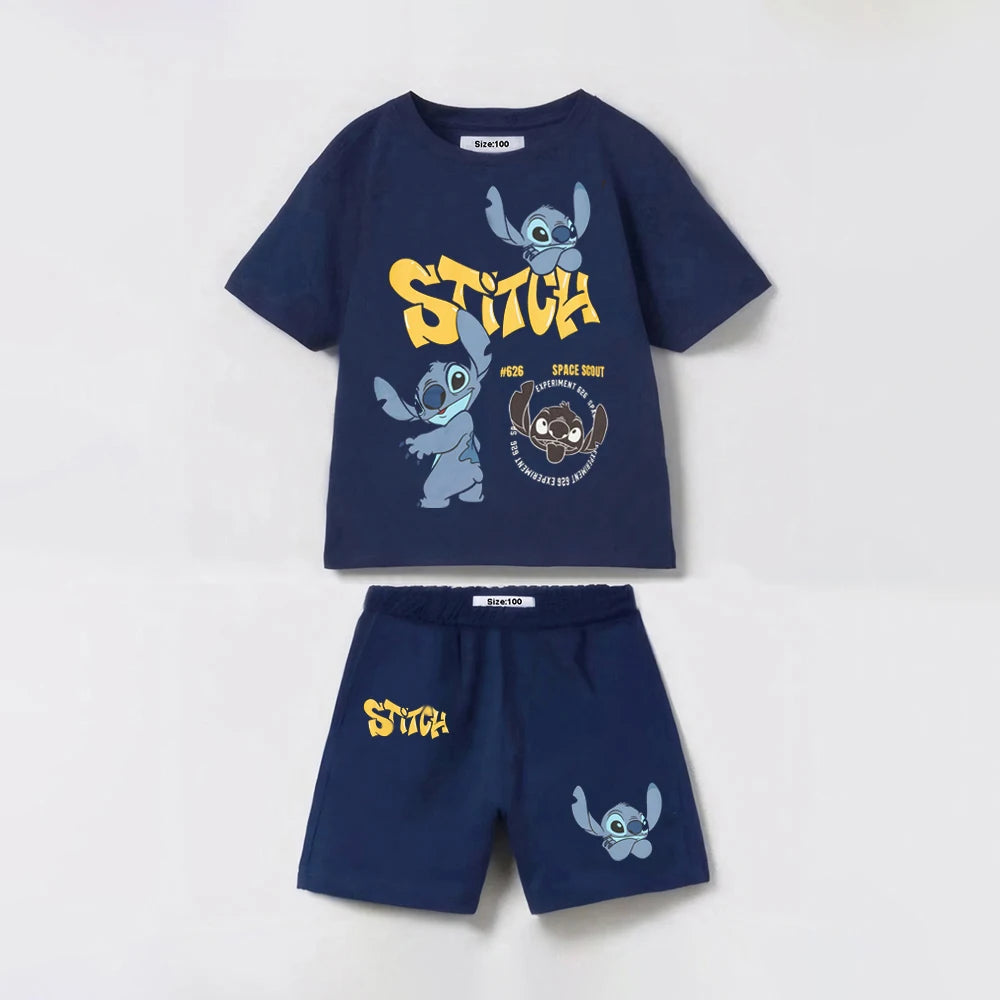 Summer Fashion Baby Boys Clothes Sets For 1-6Yrs Kids Short Sleeve Tee + Shorts Kids Toddler Boy Outfits