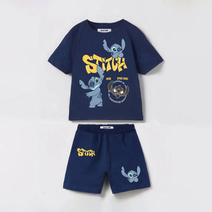 Summer Fashion Baby Boys Clothes Sets For 1-6Yrs Kids Short Sleeve Tee + Shorts Kids Toddler Boy Outfits