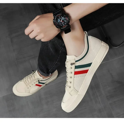 Fashion Sneakers for Men Light Mesh Breathable Outdoor Walking Loafers Male Flats Zapatos Para Hombres Luxury Men‘s Casual Shoes