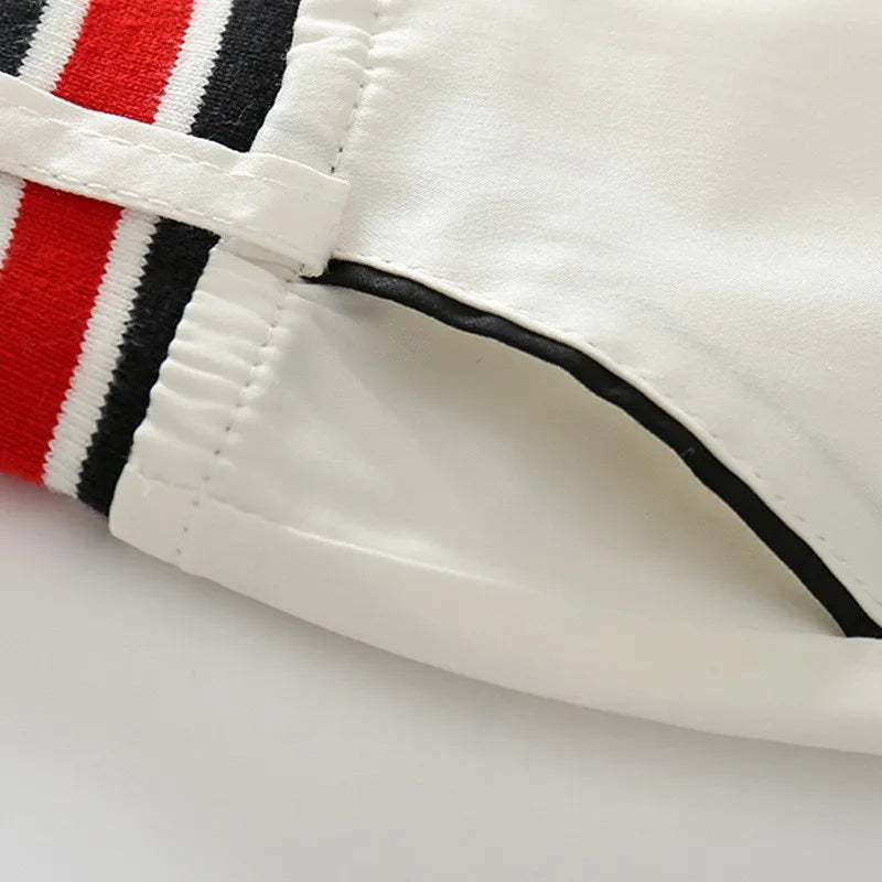 Summer Boys Clothing Sets Cotton Striped Short Sleeve Shirt Pants 2Pcs Suit For 2-6 Years Kids Casual Outfits Gentlemen Suit