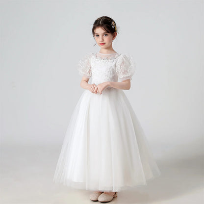 Baby Girls Party Dresses Elegant Kids Wedding Prom Gown Flower Girl Children Birthday Ceremony Princess Dress For Girl Clothes