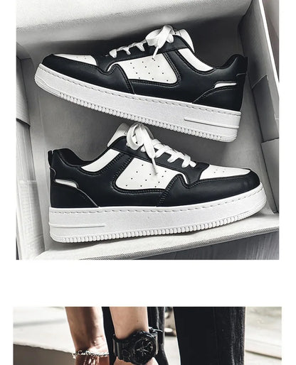 Men's Shoes Classic Black White Sneakers Fashion Tenis Training Shoes for Men Youth Student Sports Running Shoe New Casual Shoes