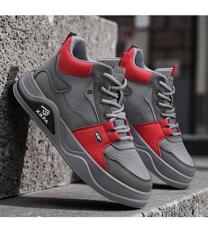 Men's Shoes - New 2025 Autumn/winter Style, Fashionable, Versatile, Casual, Trendy, Simple, Anti-slip, High-top Canvas Shoes