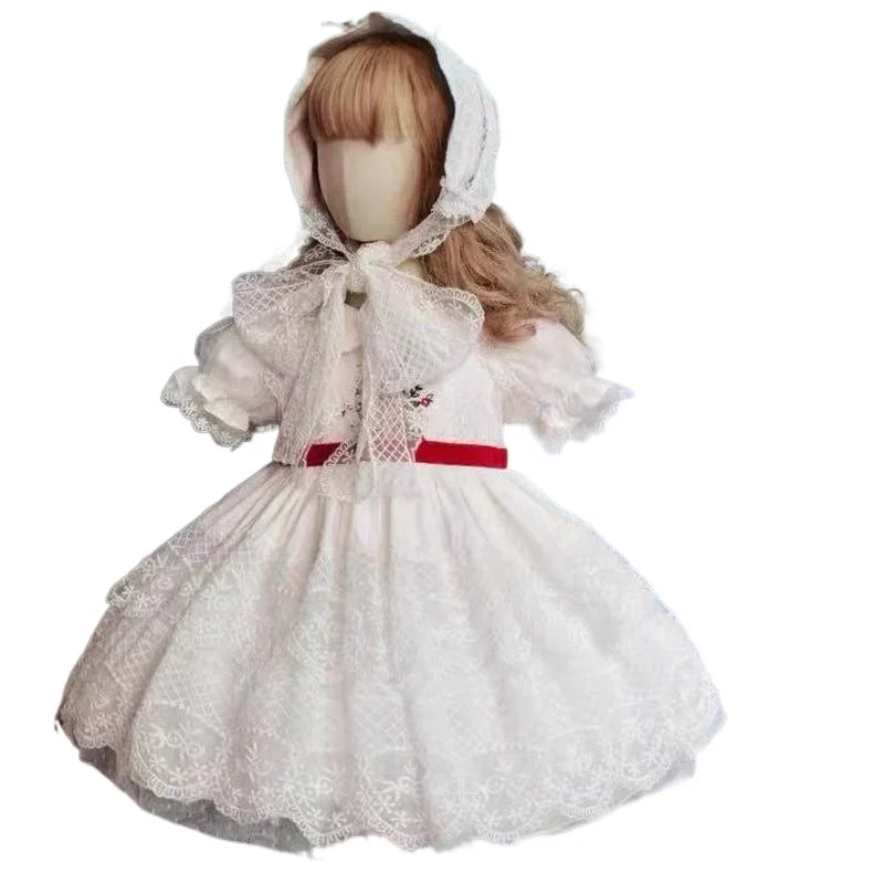 Summer Baby Girls Flower Girl Dresses  Kids Dresses for Girls Eid Dress for Party and Festival Christmas Fashion Sweet Clothes