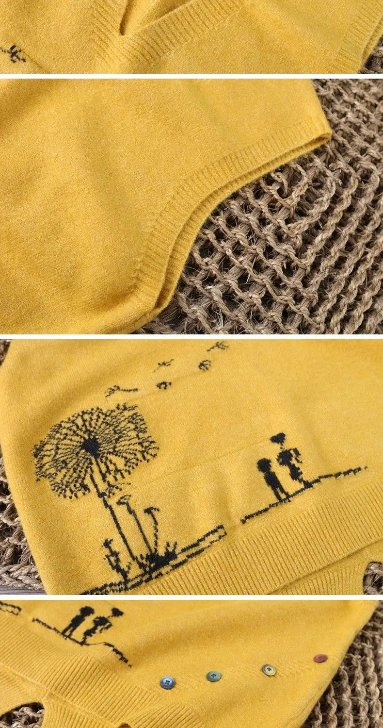 2023 Spring and Autumn New Korean V-neck Knitted Tank Top for Women's Casual Loose Sleeveless Age Reducing Top