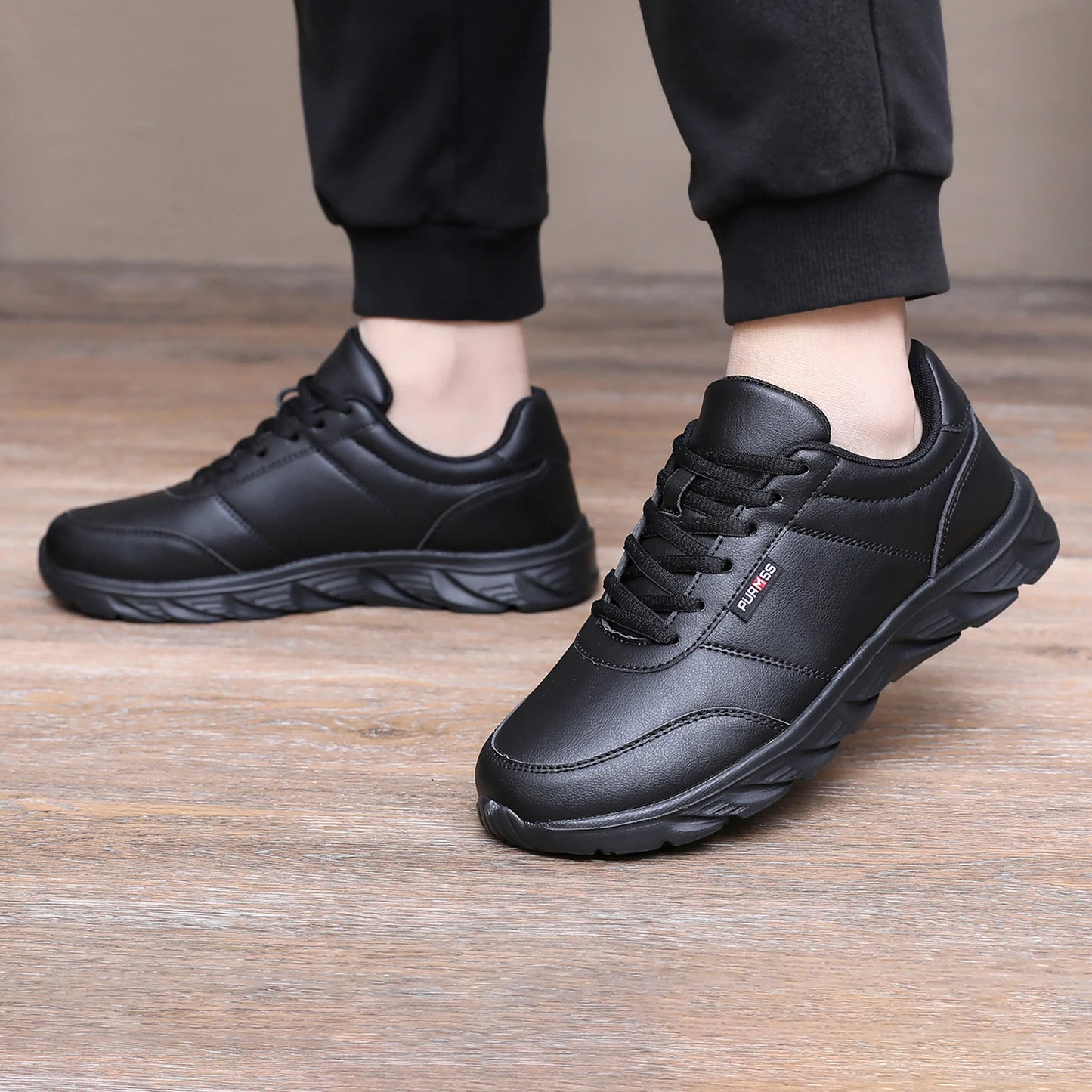 Men Shoes Soft Moccasin Shoes Comfortable Casual Shoes for Men Solid Black White Walking Men Sneakers Footwear Plus Size 39-46
