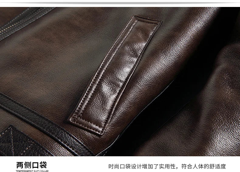 2023 New Winter Jackets for Men Wool Real Fur Coat Men's High-end Thickened Warm Lamb Fur Jacket Male Clothing M-6XL Casaco FCY