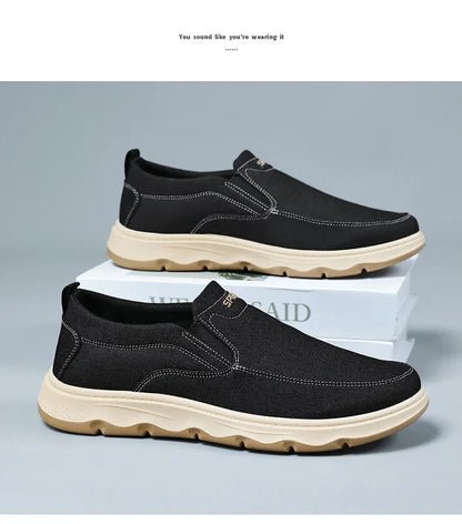 Shoes for men, 2025 autumn new single shoes, British style bean shoes, dad shoes, one foot casual shoes