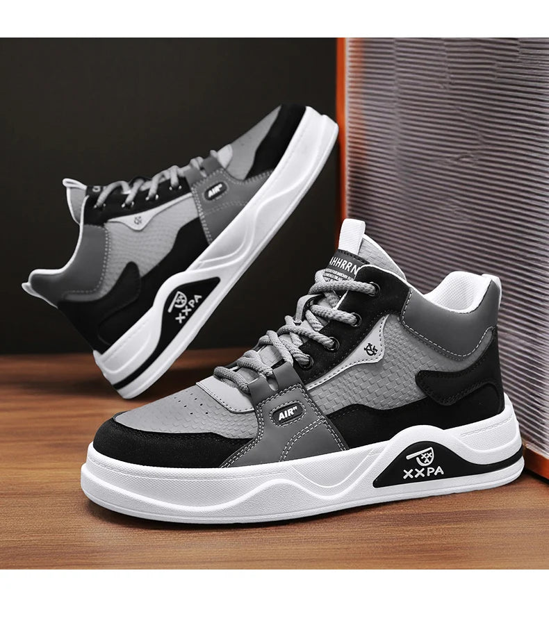 Men's Shoes - New 2025 Autumn/winter Style, Fashionable, Versatile, Casual, Trendy, Simple, Anti-slip, High-top Canvas Shoes