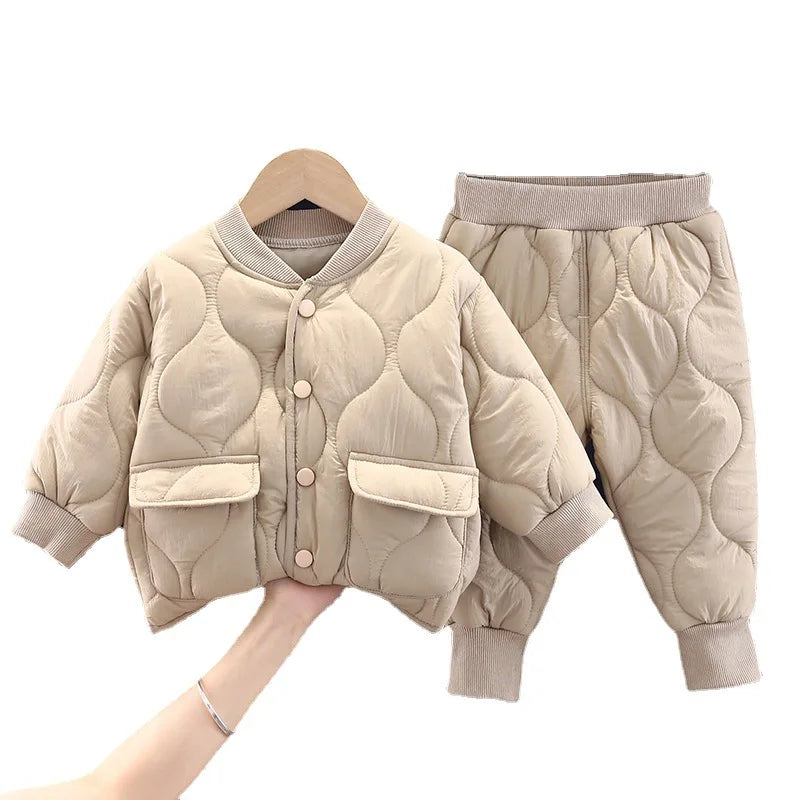 New Autumn Winter Fashion Baby Boys Clothes Children Girl Solid Casual Cotton Coat Toddler Costume Infant Jacket Kids Sportswear