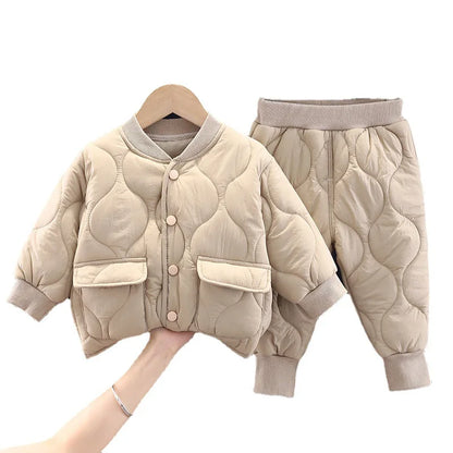 New Autumn Winter Fashion Baby Boys Clothes Children Girl Solid Casual Cotton Coat Toddler Costume Infant Jacket Kids Sportswear