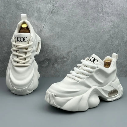 Men Shoes Designer Luxury Casual Sneakers Breathable Platform Shoes for Men Fashion Height Increasing Comfortable Non-slip Shoes