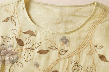 Summer Print Vintage Dresses For Women 2025 New Casual Long Thin Breathable Dress Femme Robe Office Lady Work Elegant Clothing