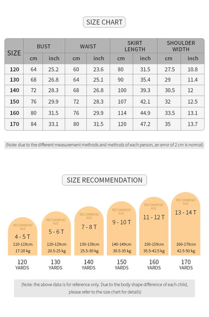 Baby Girls Party Dresses Elegant Kids Wedding Prom Gown Flower Girl Children Birthday Ceremony Princess Dress For Girl Clothes