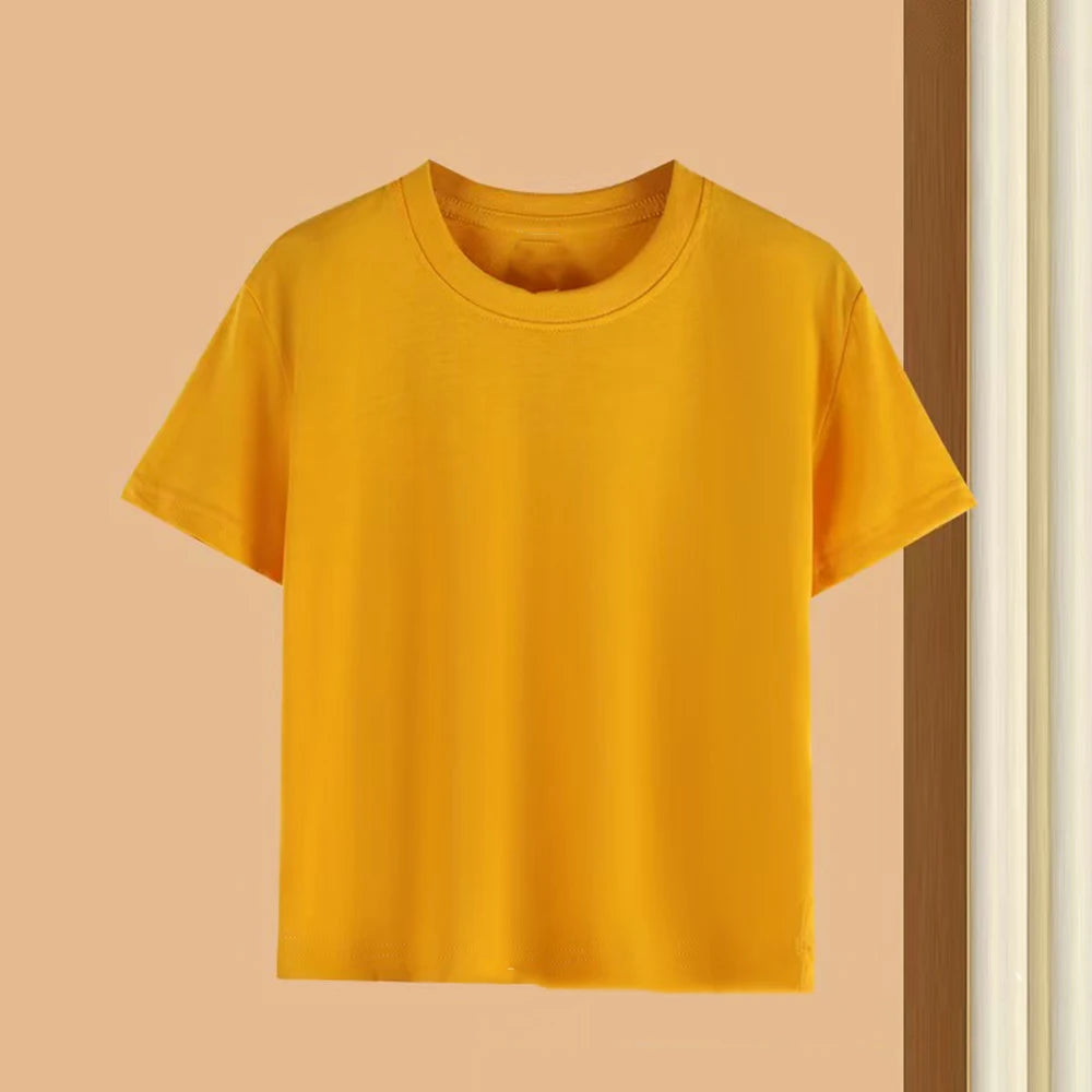 Boys Girl Summer Short Sleeve Children T-shirt Cartoon Birthday Digital Print Breathable Baby Tee Tops Y2k Kawaii Kids Clothing