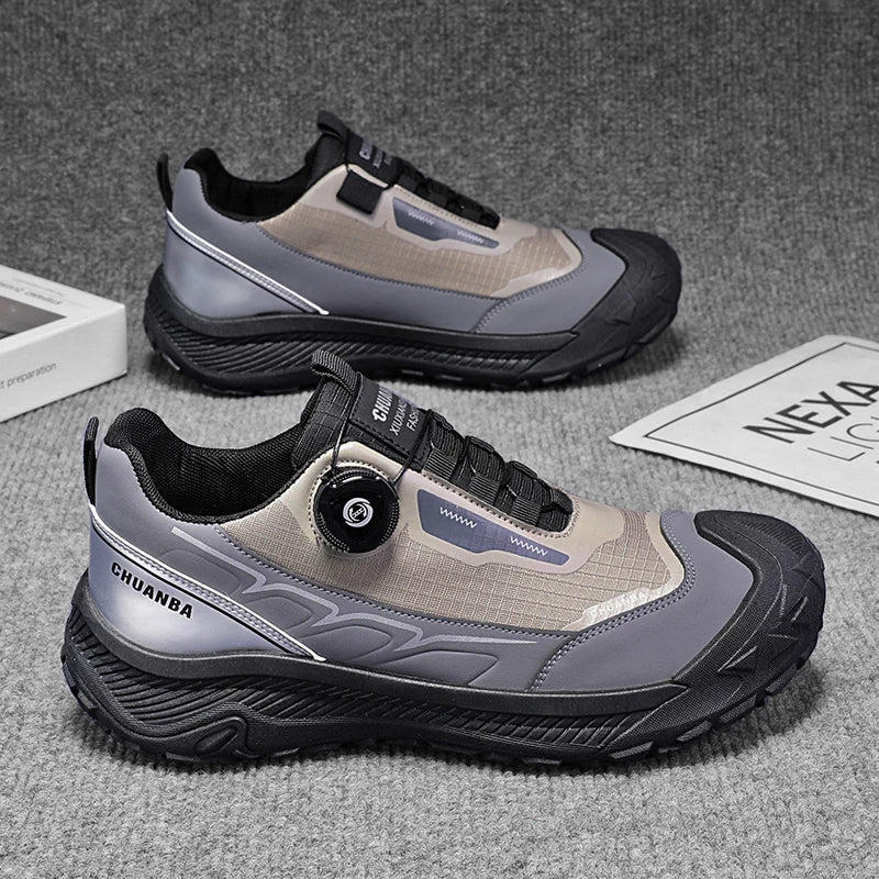 2025 New Men's Shoes Work Sports Shoes Fashionable Casual Shoes Comfortable Multi-functional Low Top Shoes Outdoor Hiking Shoes