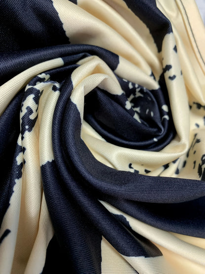 Women's Summer Abstract Print Dress, V - Neck Short Sleeve, Ideal Vacation Outfits Women, Flowy Dress Summer, Must - Have Summer