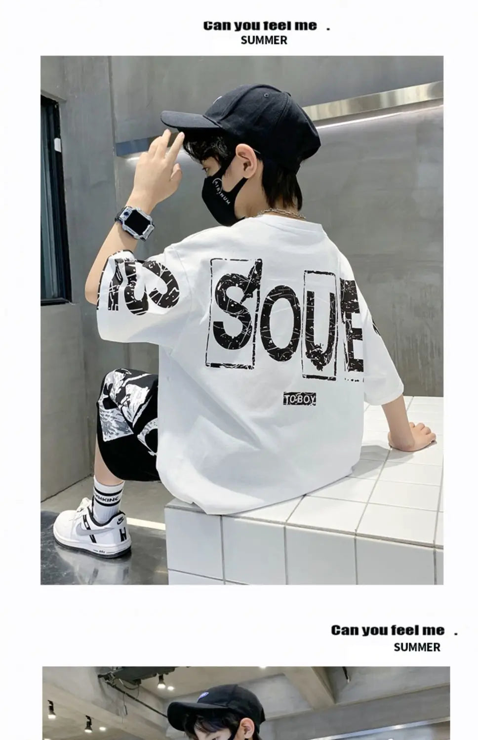 Boys Summer Trendy Casual Sports 2pcs T-shirts+Pants Suits 3-14 Years Teenage Boys Hip Hop Style Fashion Outfits Clothes Sets