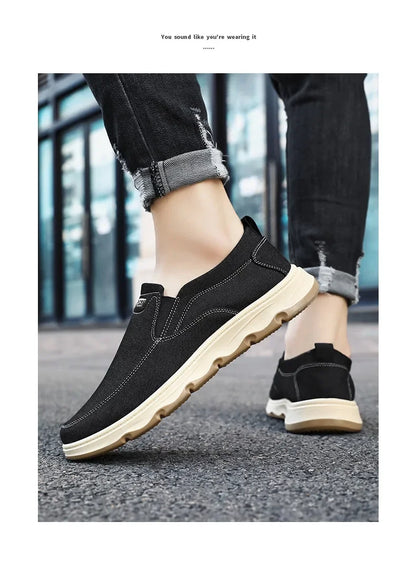 Shoes for men, 2025 autumn new single shoes, British style bean shoes, dad shoes, one foot casual shoes