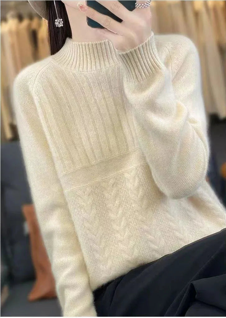 Winter Clothes Woman Top Round Neck Soft Warm Pullover Women's Sweater New Autumn Long Sleeve Knitwear Pull Female Clothing