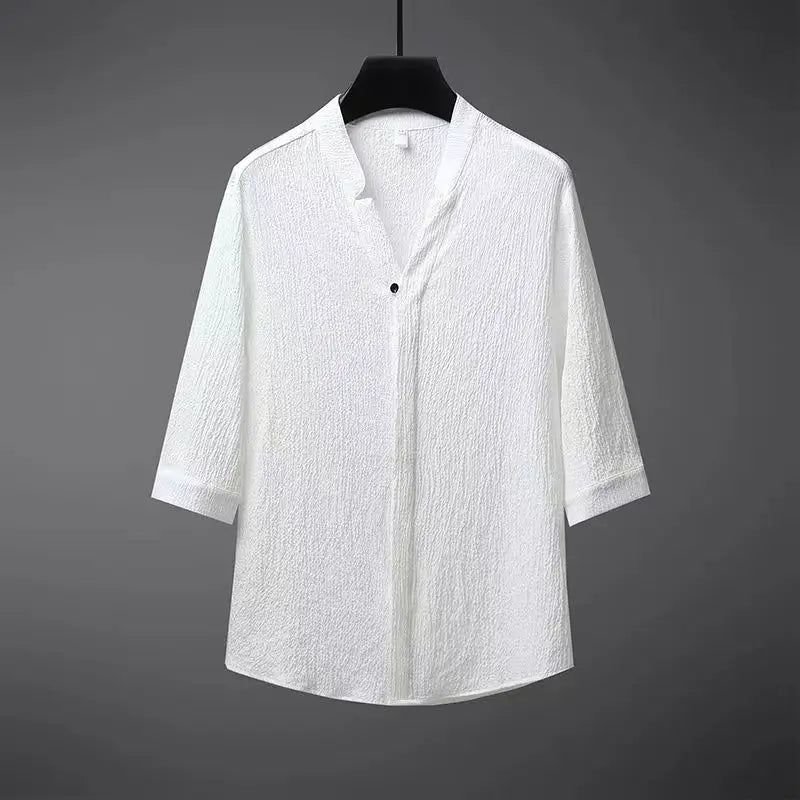 Summer  Men Shirts+Pants Two Piece Sets Tracksuit Men Fashion Clothing Harajuku Style Fashion Loose Fit Sweatsuit set