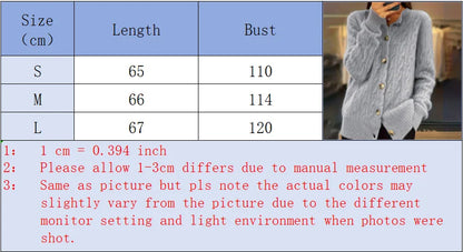 Winter Clothes Woman Light Gray Cable Knit Cardigan Button Front Pocket Detail, Ideal for Casual Outings Cozy Styles