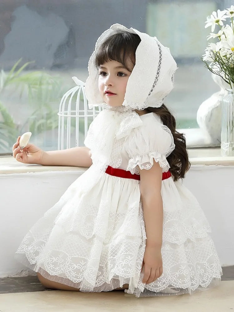 Summer Baby Girls Flower Girl Dresses  Kids Dresses for Girls Eid Dress for Party and Festival Christmas Fashion Sweet Clothes