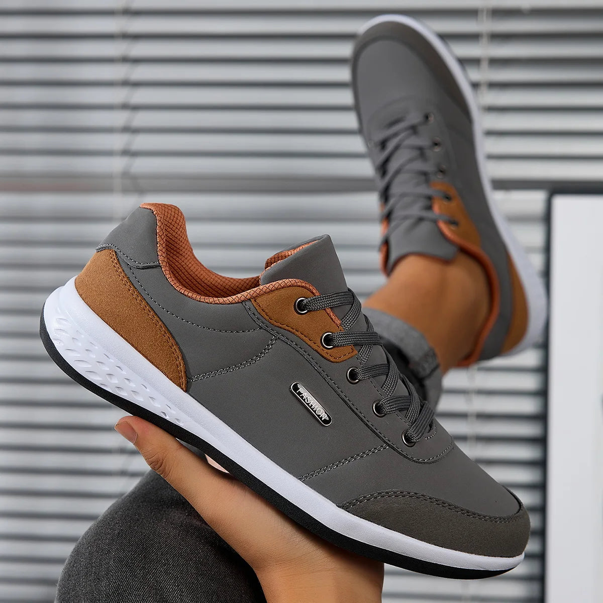 2025 Men Shoes Spring Autumn Waterproof Walking Sneakers Leisure Male Leather Sports Shoes Non-Slip Footwear Tennis for Men