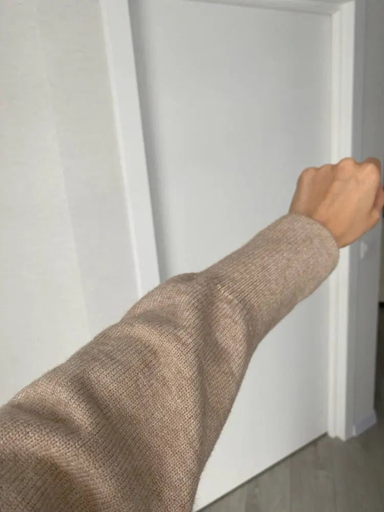 Winter Clothes Brown Sweaters Women Oversize Turtleneck Warm Pullovers Thick Sweaters For Women Oversized Sweater White Jumpers