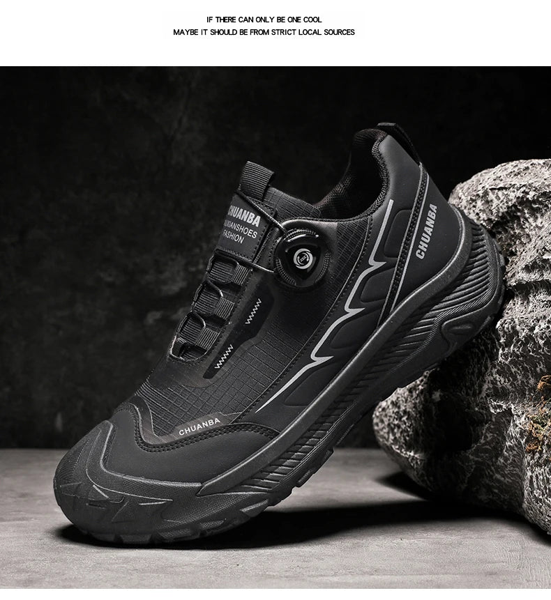 2025 New Men's Shoes Work Sports Shoes Fashionable Casual Shoes Comfortable Multi-functional Low Top Shoes Outdoor Hiking Shoes