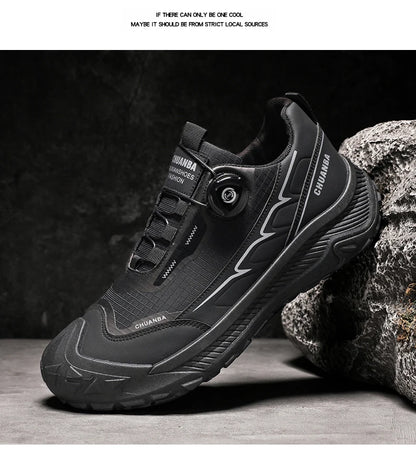 2025 New Men's Shoes Work Sports Shoes Fashionable Casual Shoes Comfortable Multi-functional Low Top Shoes Outdoor Hiking Shoes