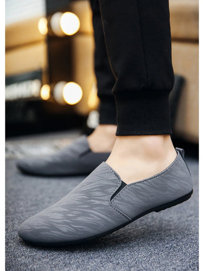 Shoes for Man New Men Fashionable Canvas Breathable Flat Bottomed Walking Shoes with Lightweight Sports Shoes Men's Sneakers