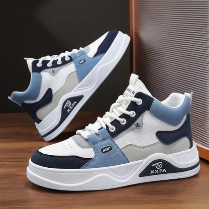 Men's Shoes - New 2025 Autumn/winter Style, Fashionable, Versatile, Casual, Trendy, Simple, Anti-slip, High-top Canvas Shoes