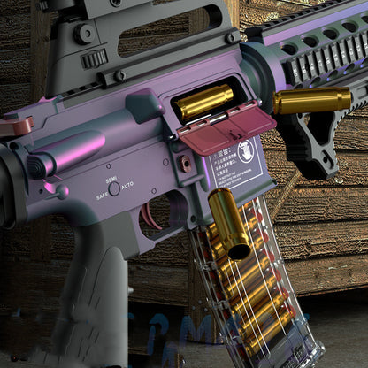 Electric Continuous Shell Throwing Softball Gun Nylon Can Fire Toys