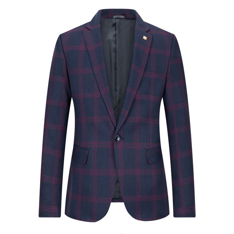 Men's Trendy Slim Fit Small Business Suit Casual Handsome Coat