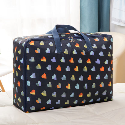 Hand Held Large Clothes Storage Luggage Woven Bag