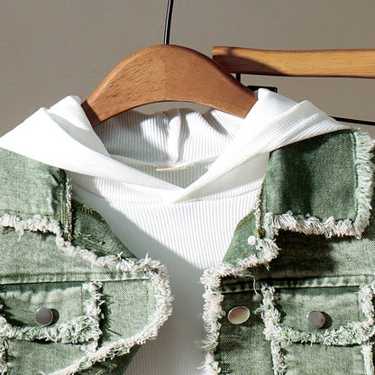 Hooded Sweater Vest Trousers Three-piece Set