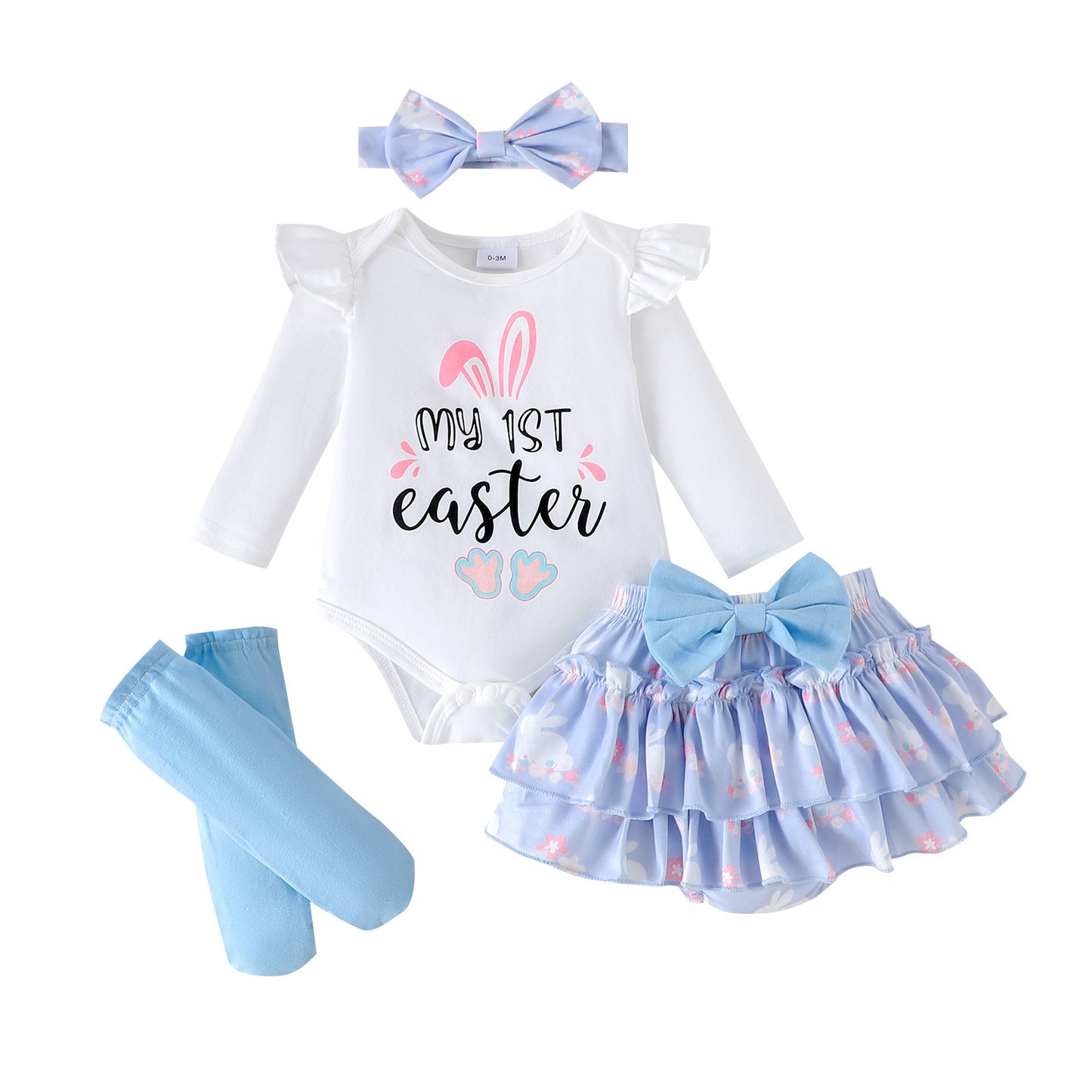 Letter Printing Long-sleeve Jumpsuit Harem Pants Suit Cute