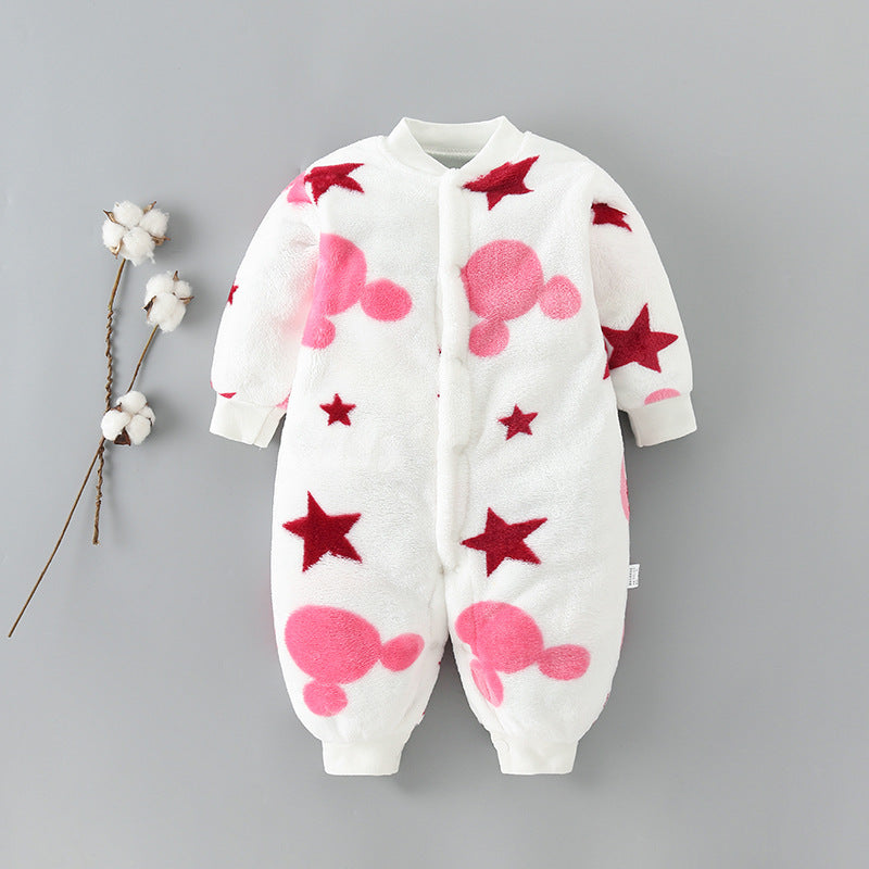 Thicken Baby Romper For Boys And Girls Aged 0-1-2