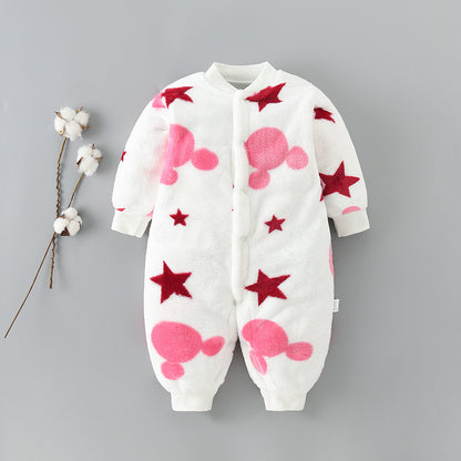 Thicken Baby Romper For Boys And Girls Aged 0-1-2