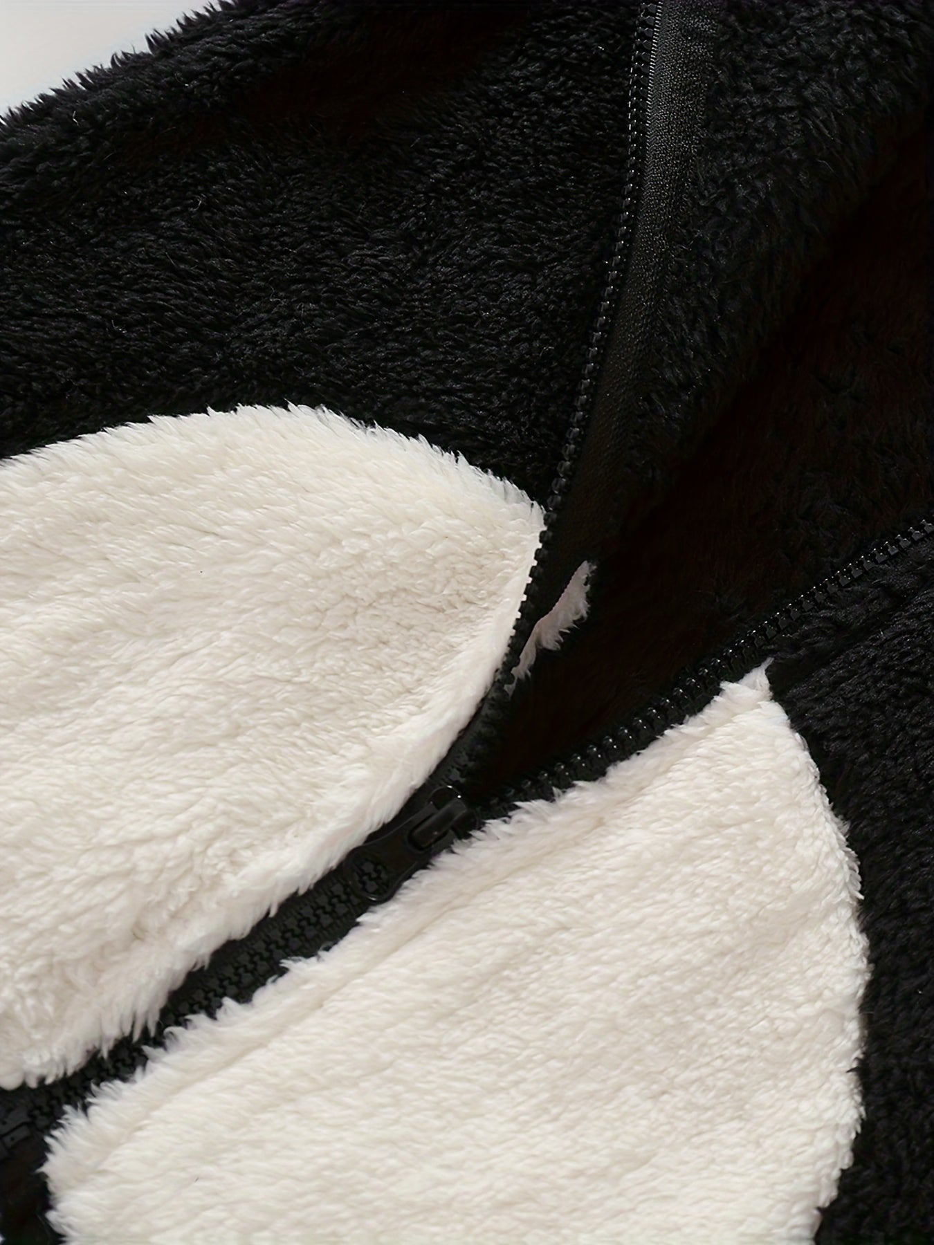 [Soft Warm Winter Coat] Boys' & Girls' Fleece Jacket - Soft Warm Winter Coat with Hood, Zipper Closure, Plush Bear Face & Paw Print Design, Soft Light -Friendly Fabric for Boys & Girls, Winter Clothes For Boys, Winter Clothes