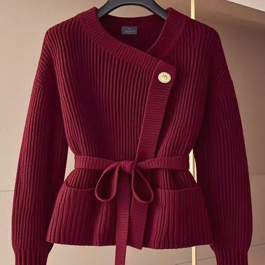 Red Design Sense Birthday Year Sweater