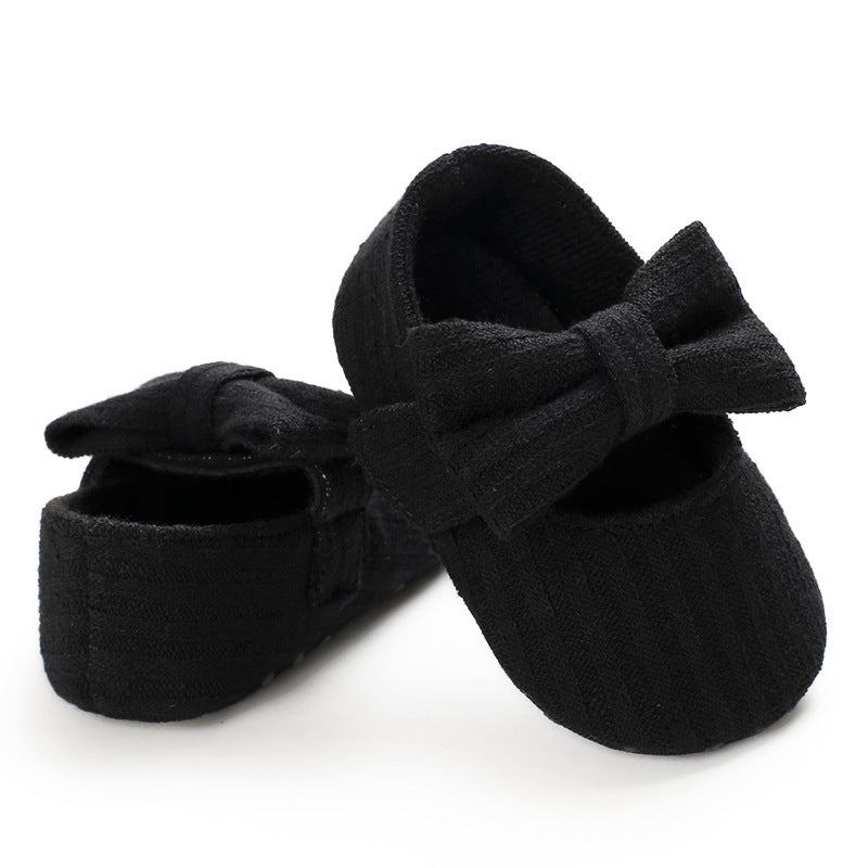 Wool Baby Knitted Bow Baby Shoes