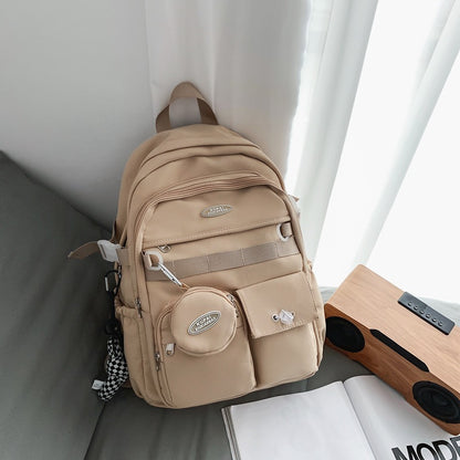 High School And College Student College Style Computer Bag Couple Backpack