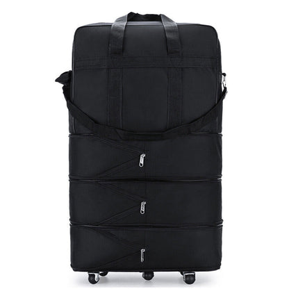 42- 6 Wheels Extra Large Lightweight Luggage Trolley Suitcase Travel Bag Handbag