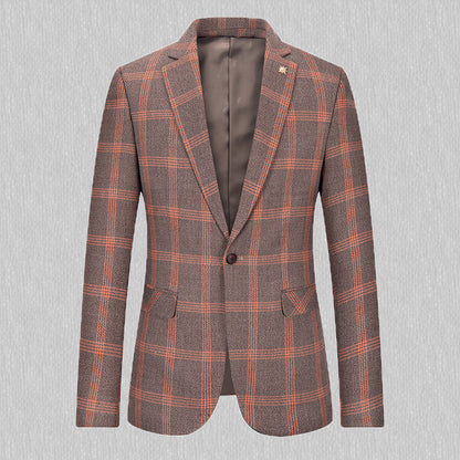 Men's Trendy Slim Fit Small Business Suit Casual Handsome Coat