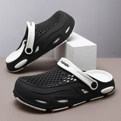 Men's Summer Closed Toe Non-slip Breathable Beach Slippers