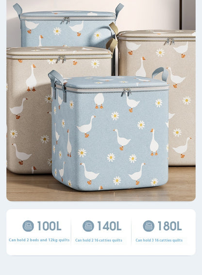 Clothes Quilt Buggy Household Storage Box Non-woven Luggage Bag
