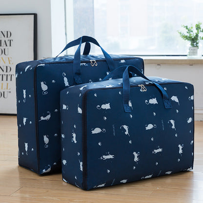 Hand Held Large Clothes Storage Luggage Woven Bag