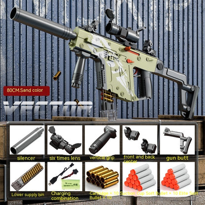 Electric Continuous Hair Throwing Shell Soft Elastic Launching Toy